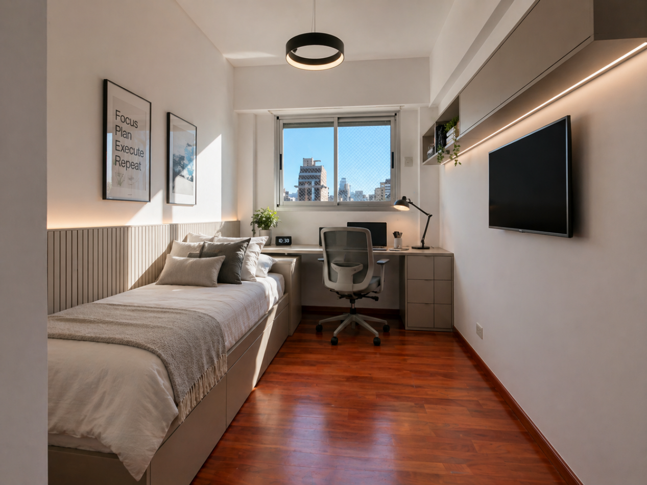 Semipiso con Super Balcon Terraza - Suite con Vestidor + Balcon - Toilette