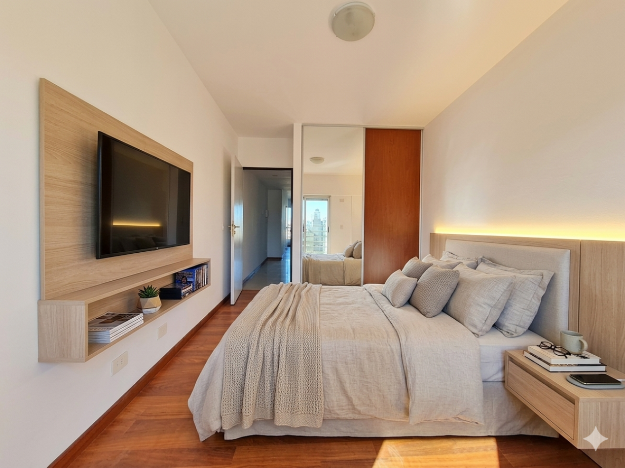 Semipiso con Balcon Aterrazado + Dormitorio con Segundo Balcon