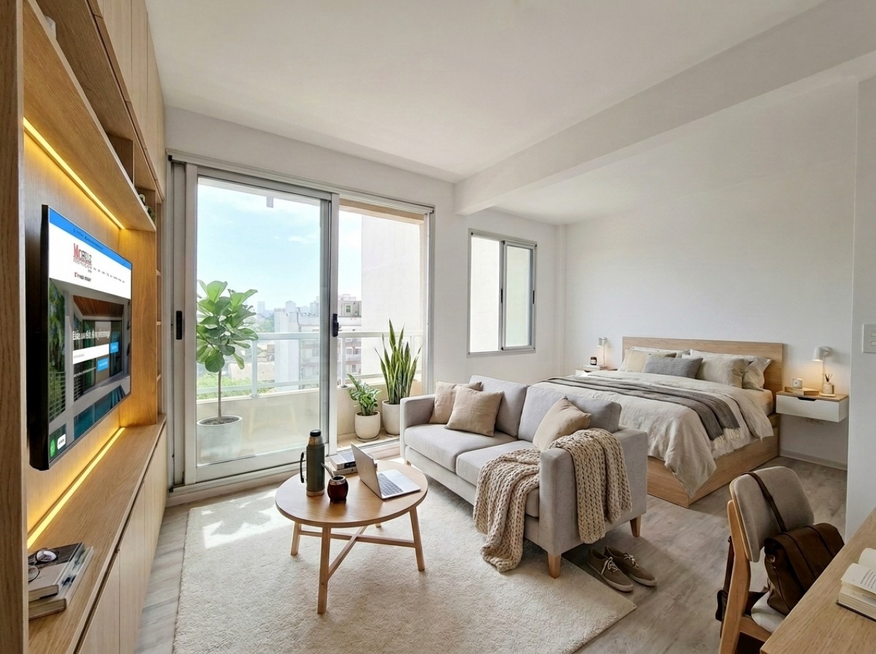 Alquiler Saavedra 1 Amb Departamento Monoambiente Vestidor Toilette Balcon